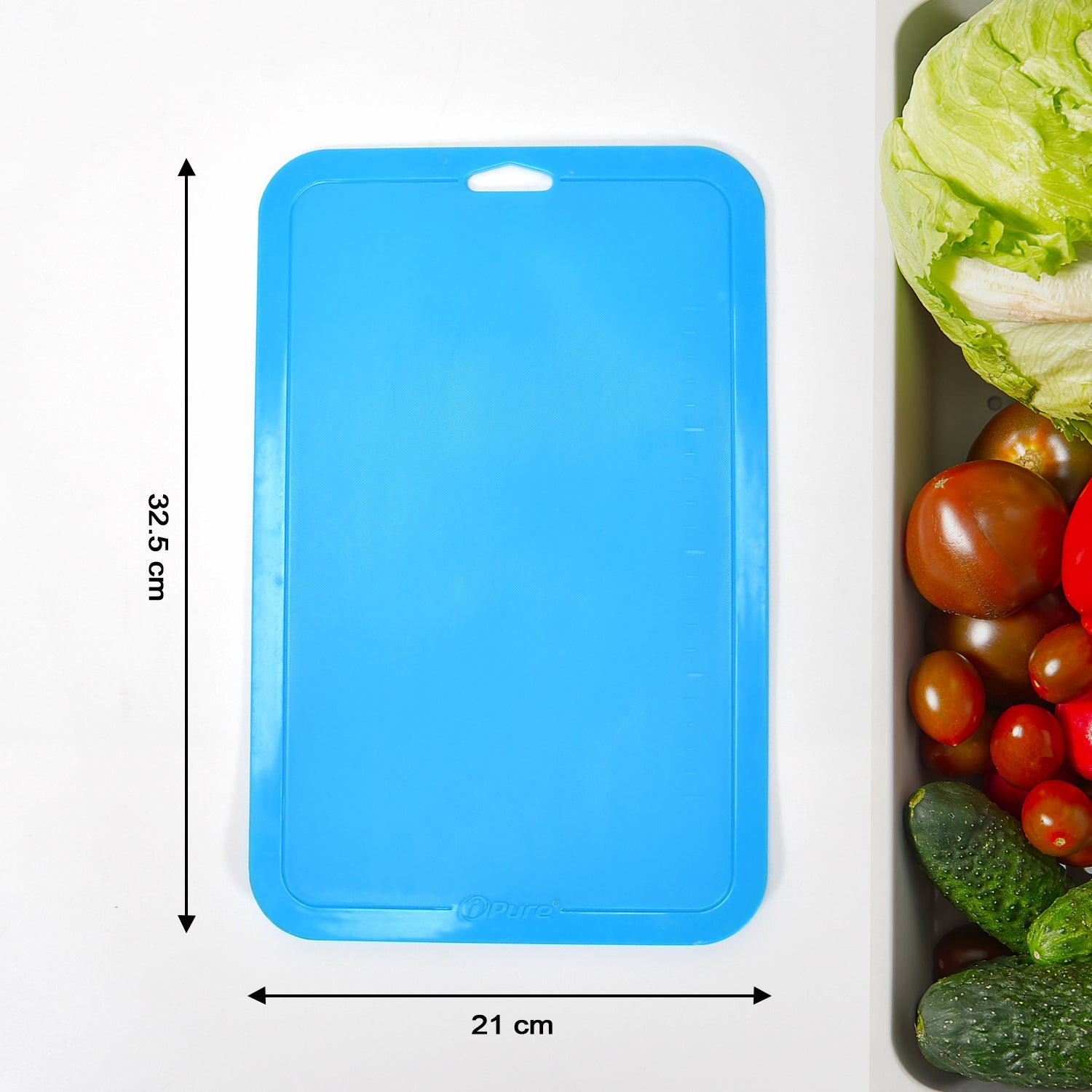 2478 Vegetables and Fruits Cutting Chopping Board Plastic Chopper Cutter Board Non-slip Antibacterial Surface with Extra Thickness DeoDap 2478 Vegetables and Fruits Cutting Chopping Board Plastic Chopper Cutter Board Non-slip Antibacterial Surface with Extra Thickness DeoDap
